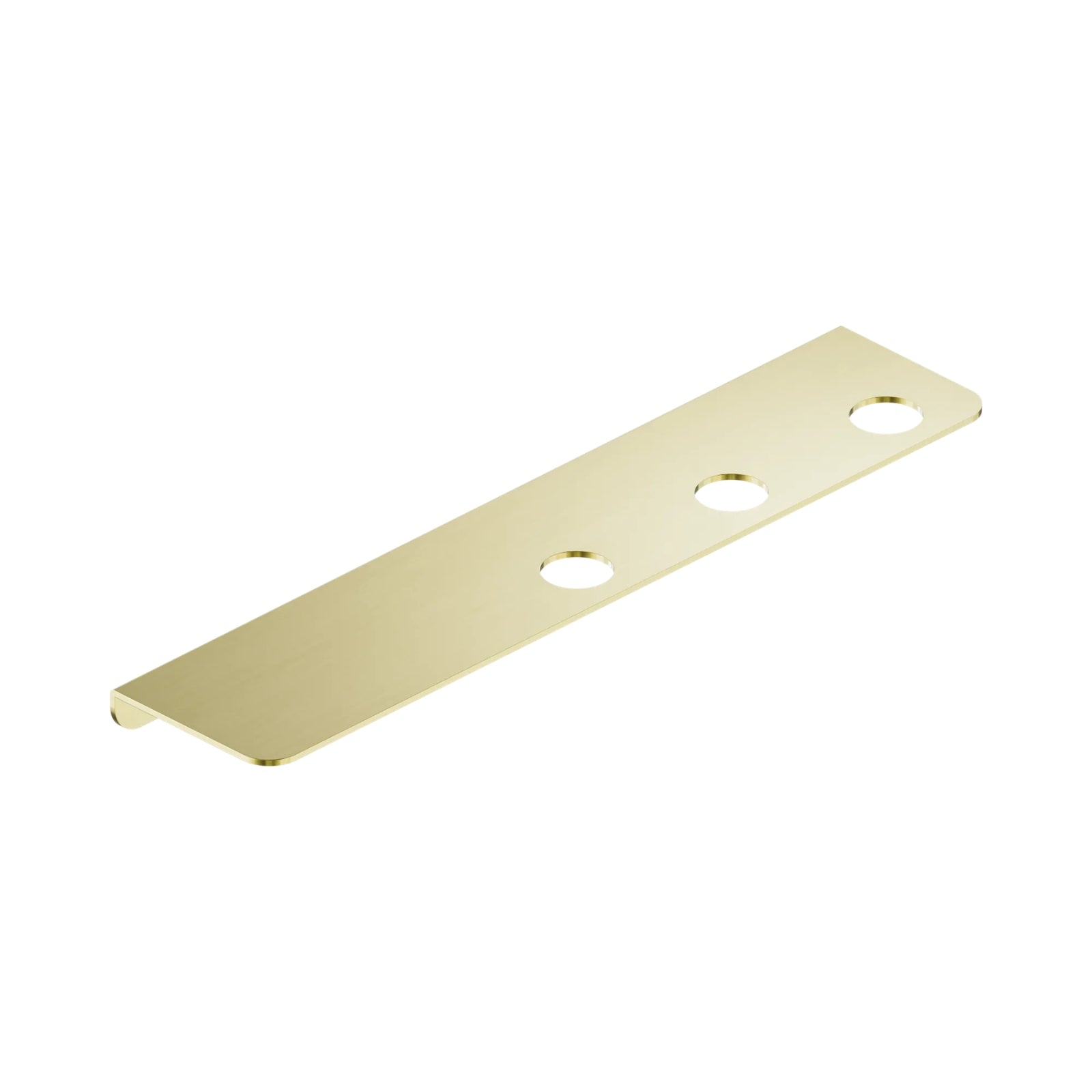 Nero Mecca Triple Soap Bottle Holder With Shelf Brushed Gold NR1985CBG - The Blue Space