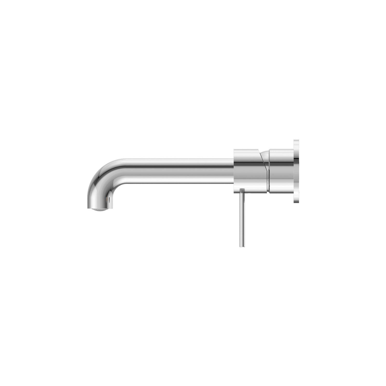 Side Nero Mecca Wall Basin/Bath Mixer Separate Back Plate 230mm Chrome NR221910C230CH - The Blue Space