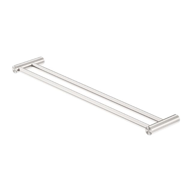 Nero New Mecca Double Towel Rail 600mm Brushed Nickel NR2324DBN - The Blue Space