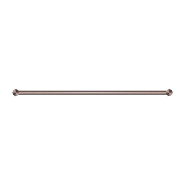 Front Nero New Mecca Double Towel Rail 800mm Brushed Bronze NR2330DBZ - The Blue Space