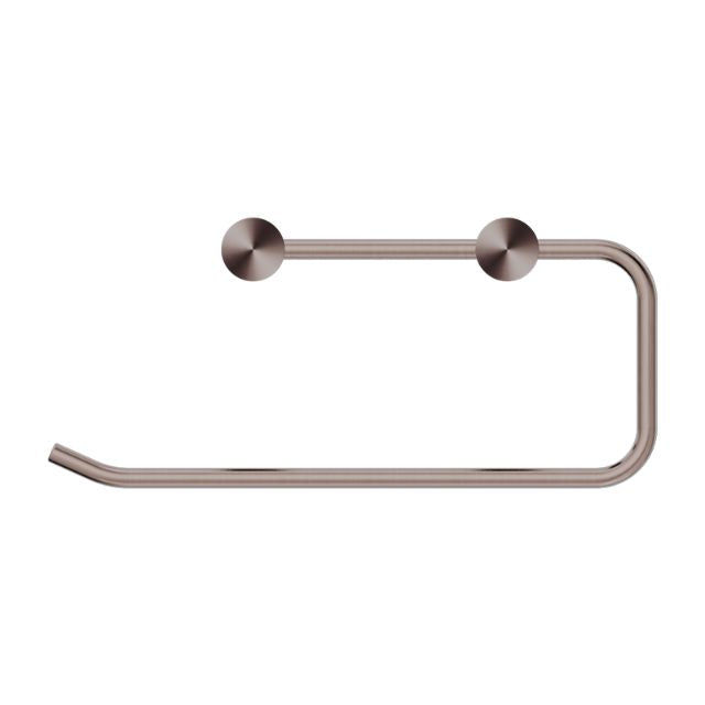 Front Nero New Mecca Hand Towel Rail Brushed Bronze NR2380BZ - The Blue Space