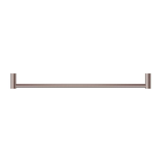 Top Nero New Mecca Single Towel Rail 600mm Brushed Bronze NR2324BZ - The Blue Space