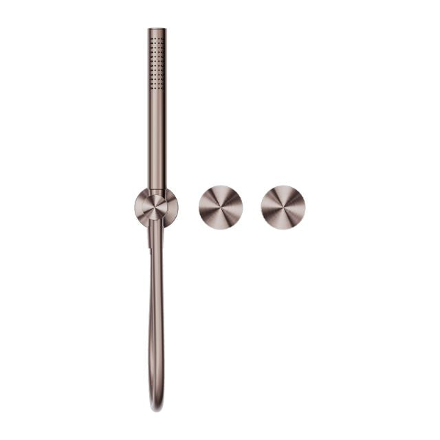 Front Nero Opal Progressive Shower System Separate Plate Brushed Bronze NR252003DBZ - The Blue Space
