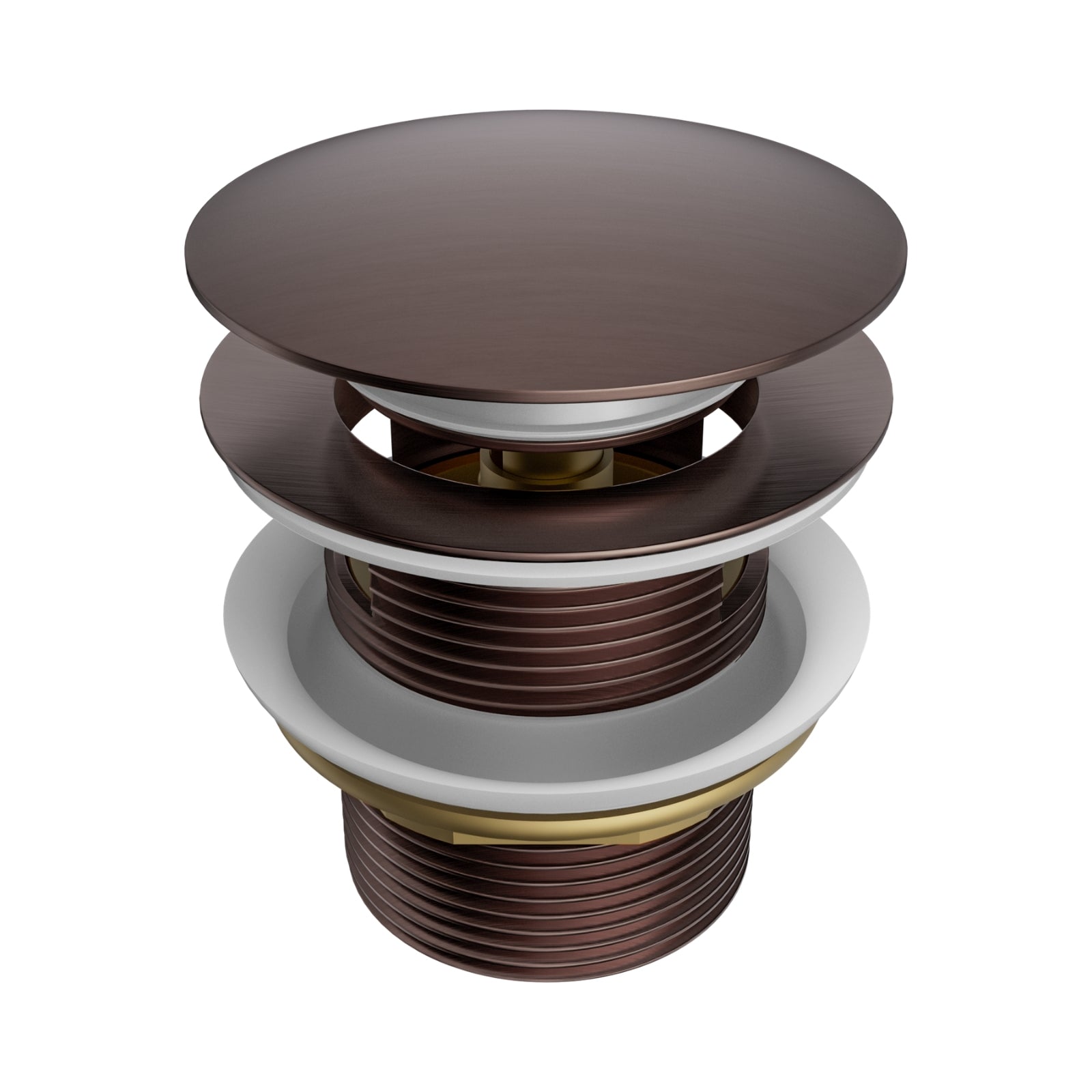 Nero Pop Up Bath Waste 40mm With Overflow Brushed Bronze NRA710BZ - The Blue Space