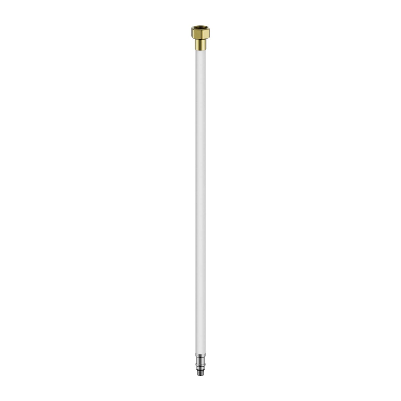 Nero Premium Flexible Mixer Tap Hose Pair Brushed Gold NR506042BG - The Blue Space