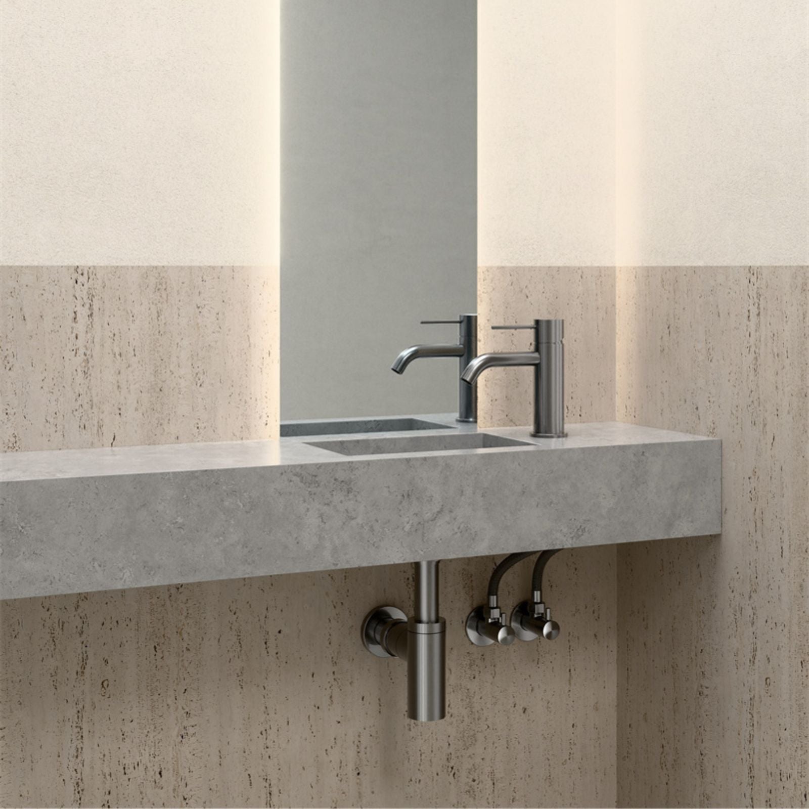 Lifestyle Nero Premium Flexible Mixer Tap Hose Pair Gun Metal NR506042GM - The Blue Space