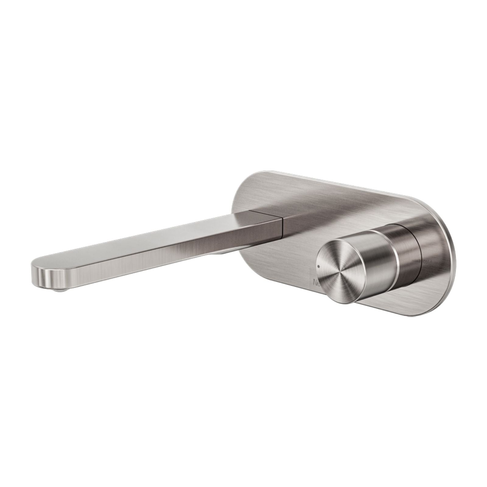 Nero Pure SS316L Wall Basin/Bath Mixer Whole Set Brushed Nickel NR172210ABN - The Blue Space