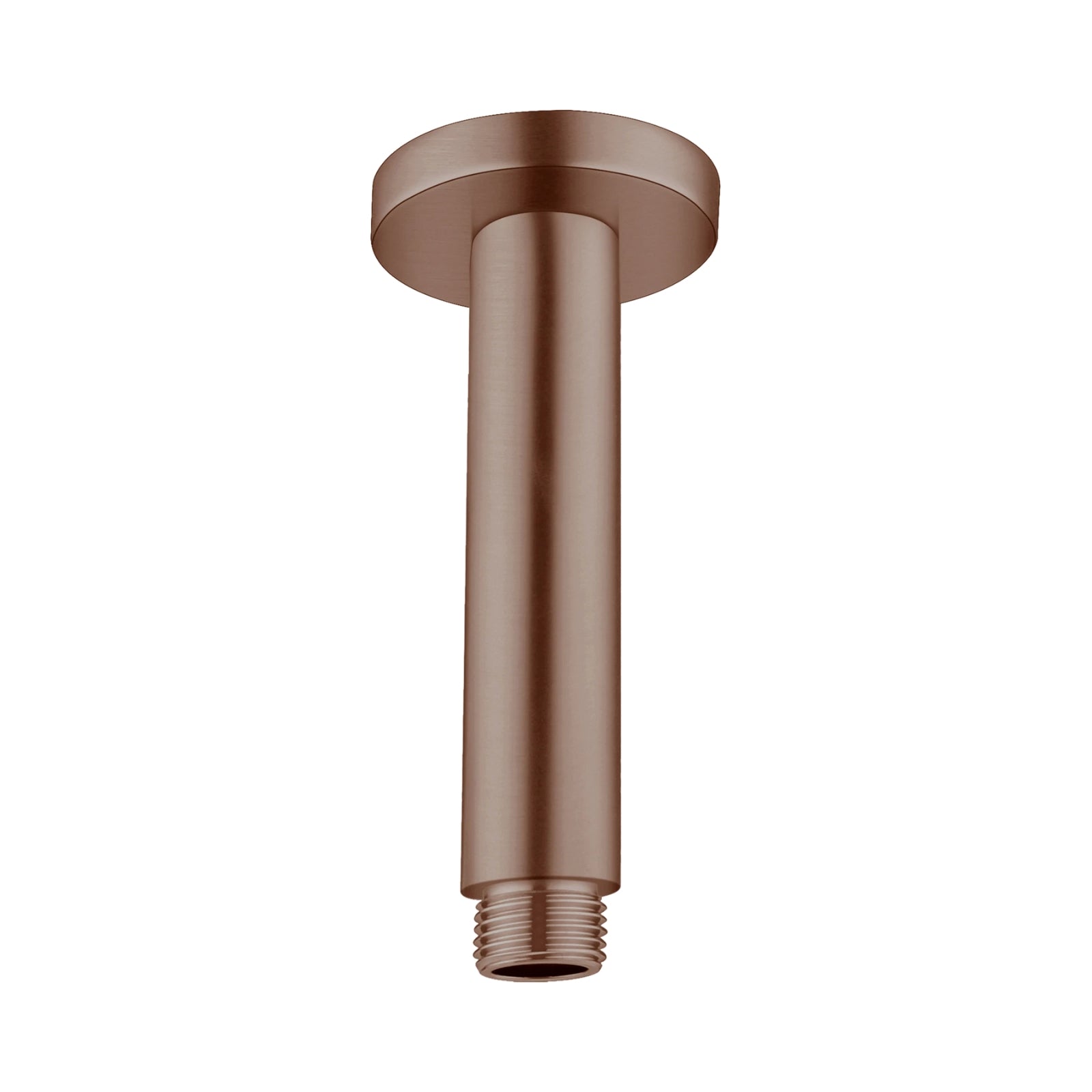 Nero Round Ceiling Arm 150mm Length Brushed Bronze NR503150BZ - The Blue Space