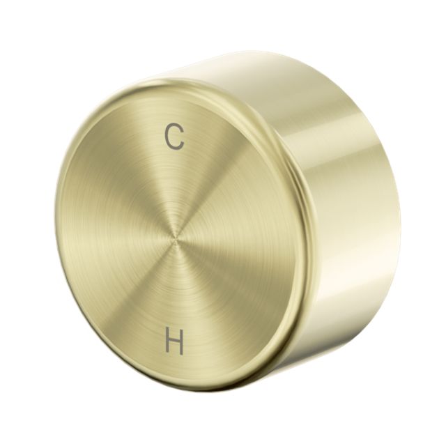 Nero Serenity Progressive Shower Mixer With Metal Handle Brushed Gold 24E006BG - The Blue Space