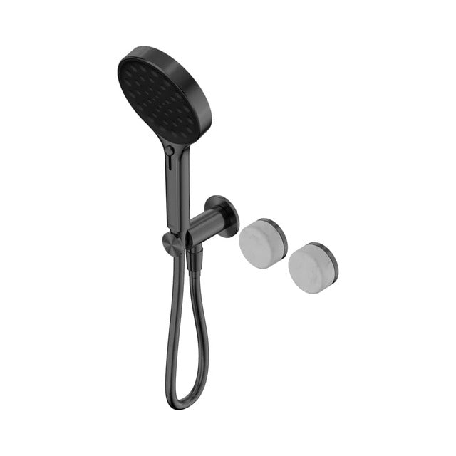 Nero Serenity Progressive Shower System With Carrara Handle And Nero Serenity Hand Shower Gun Metal 24E025GM - The Blue Space