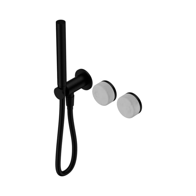 Nero Serenity Progressive Shower System With Carrara Handle And Slim Shower Matte Black 24E019MB - The Blue Space