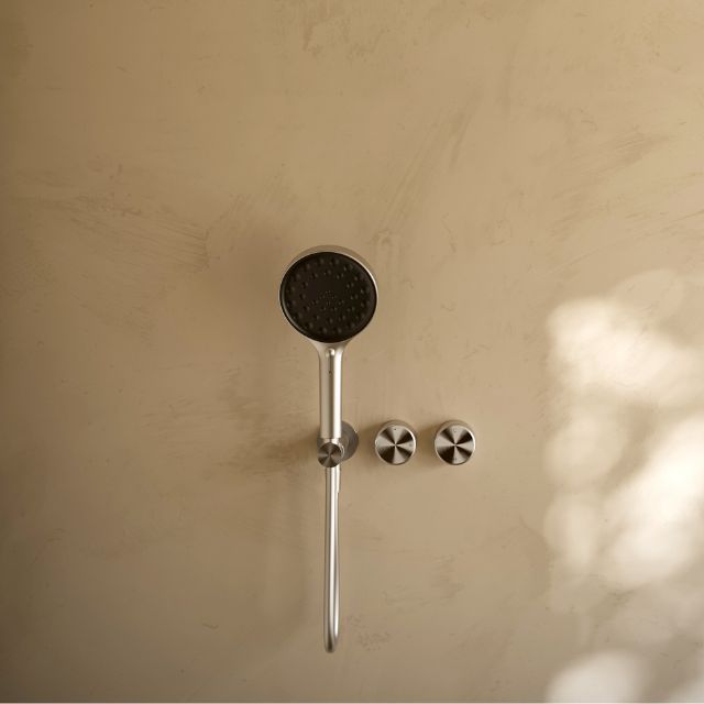 Nero Serenity Progressive Shower System With Metal Handle And Serenity Hand Shower Brushed Nickel 24E030BN - The Blue Space