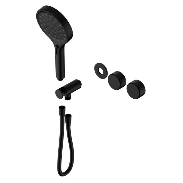 Nero Serenity Progressive Shower System With Metal Handle And Serenity Hand Shower Trim Kit Only Matte Black 24E102MB - The Blue Space