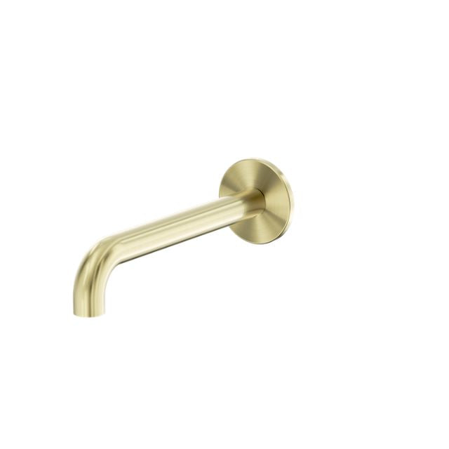 Nero Serenity Wall Basin/Bath Spout 160mm Brushed Gold 24C011BG - The Blue Space