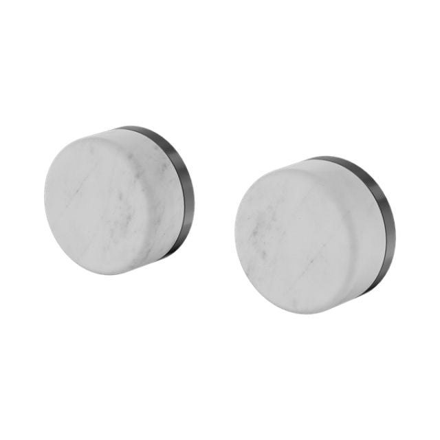 Nero Serenity Wall Top Assembly With Carrara Handle Gun Metal