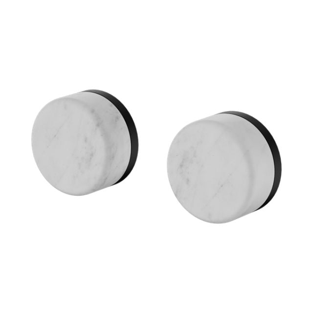 Nero Serenity Wall Top Assembly With Carrara Handle Matte Black 24D005MB - The Blue Space