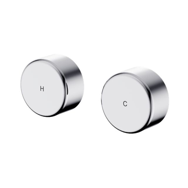 Nero Serenity Wall Top Assembly With Metal Handle Chrome 24D010CH - The Blue Space