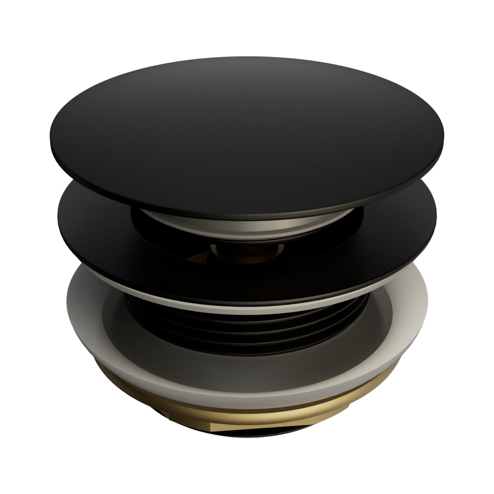 Nero Short Pop Up Bath Waste 40mm Matte Black NRA709MB - The Blue Space