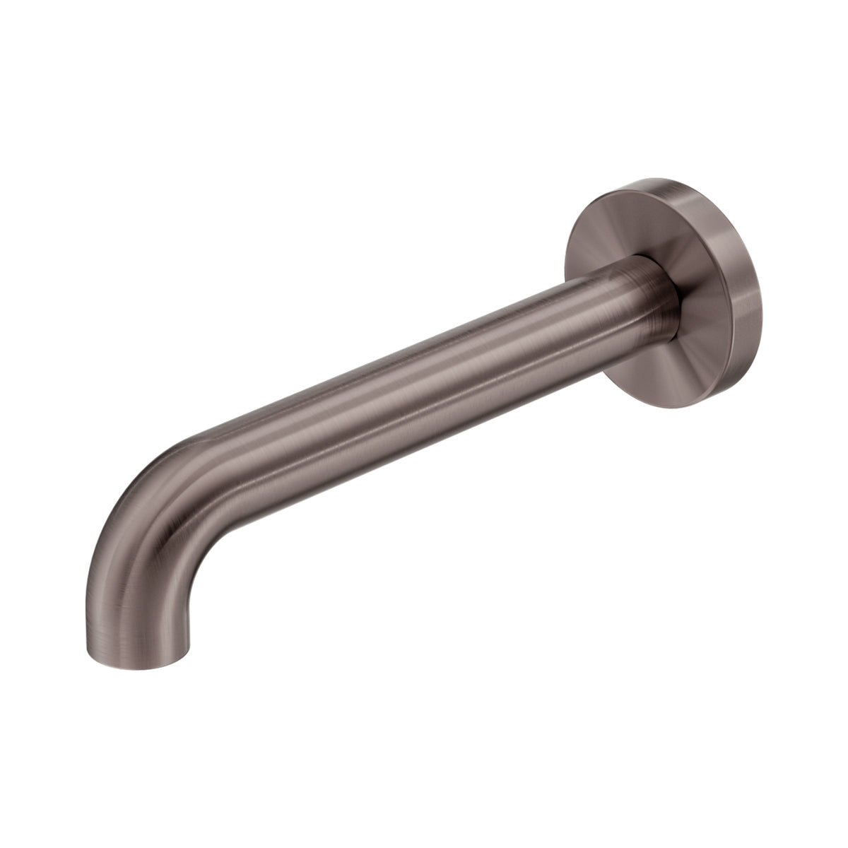 Nero Zen SS316L Round Basin Bath Spout Only 185mm II - Brushed Bronze NR162203C185BZ - The Blue Space