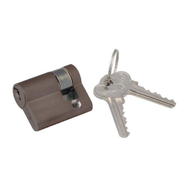 Nidus Mardeco M Series Euro cylinder for 8104 euro lock 4 pin C4 27mm Bronze BR8500/27 - The Blue Space