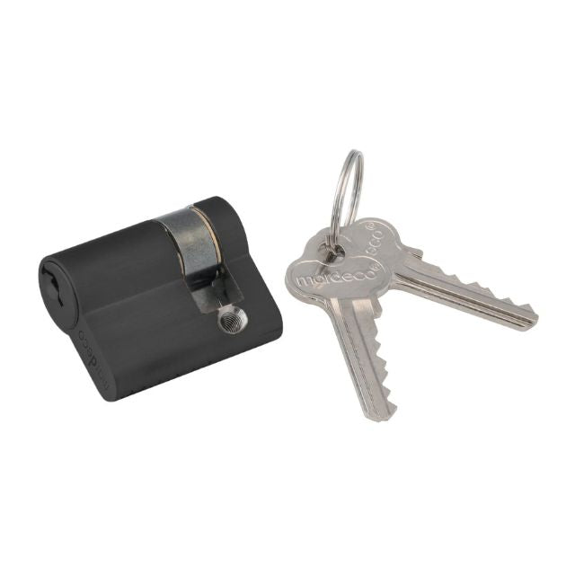 Nidus Mardeco M Series Euro cylinder for 8104 euro lock 4 pin C4 27mm Matte Black BL8500/27 - The Blue Space