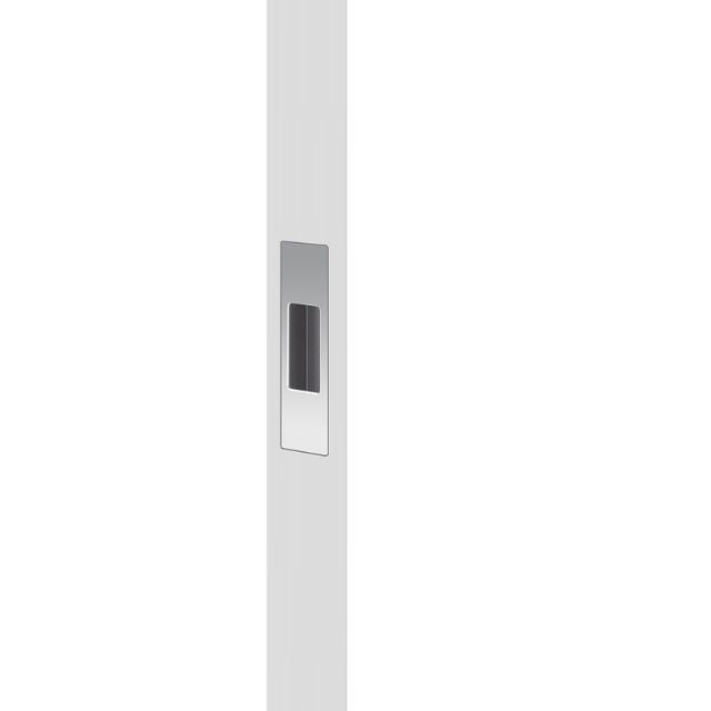 Nidus Mardeco rectangular end pull (each) Polished Chrome