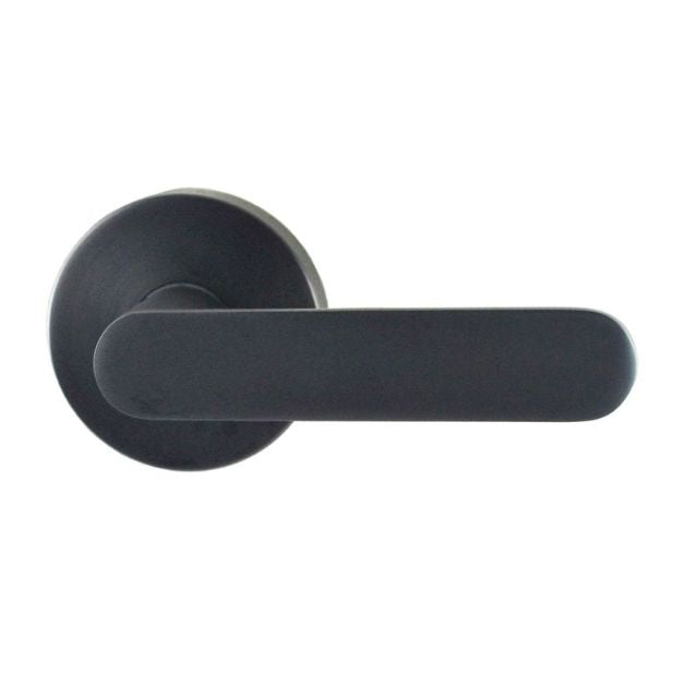Nidus Spring Passage Lever Set With Latch Graphite Grey P-S-PAS-GG-V - The Blue Space