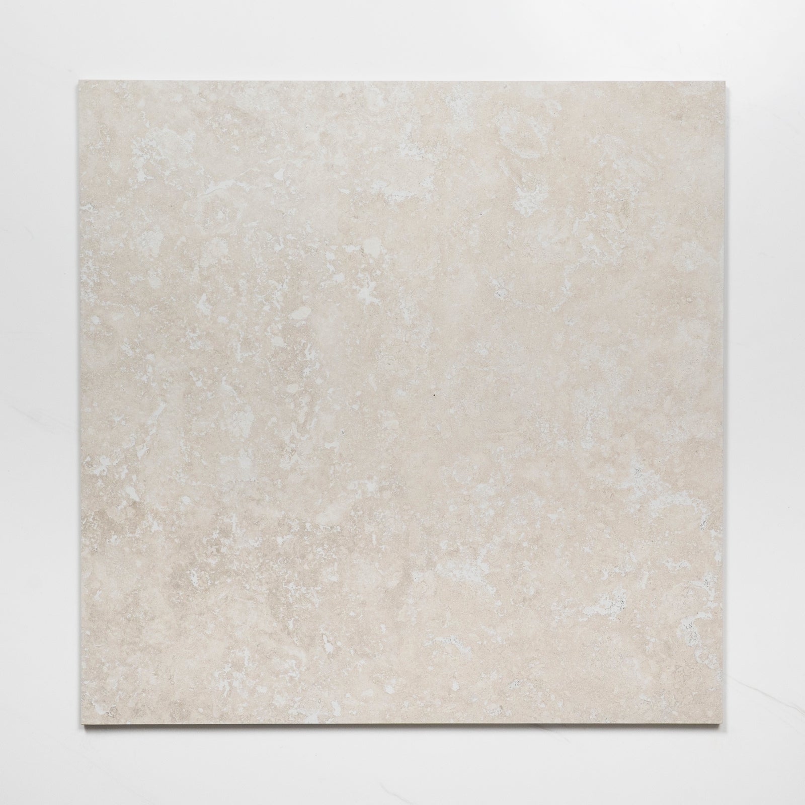 Faces Nimbus White Matte Porcelain Tile P4 600 x 600mm BARIBIA4 - The Blue Space