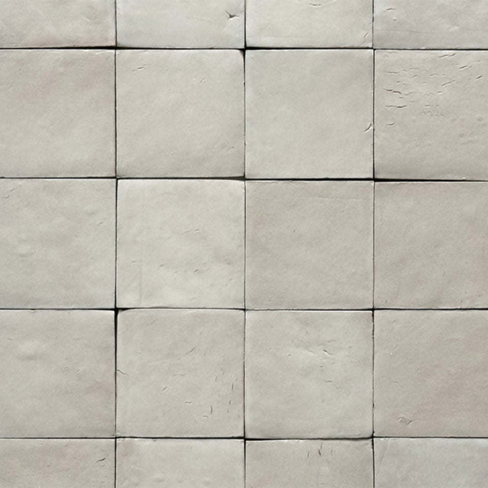 Off-White Evelyn Handmade Zellige Gloss 100 x 100 x 12mm