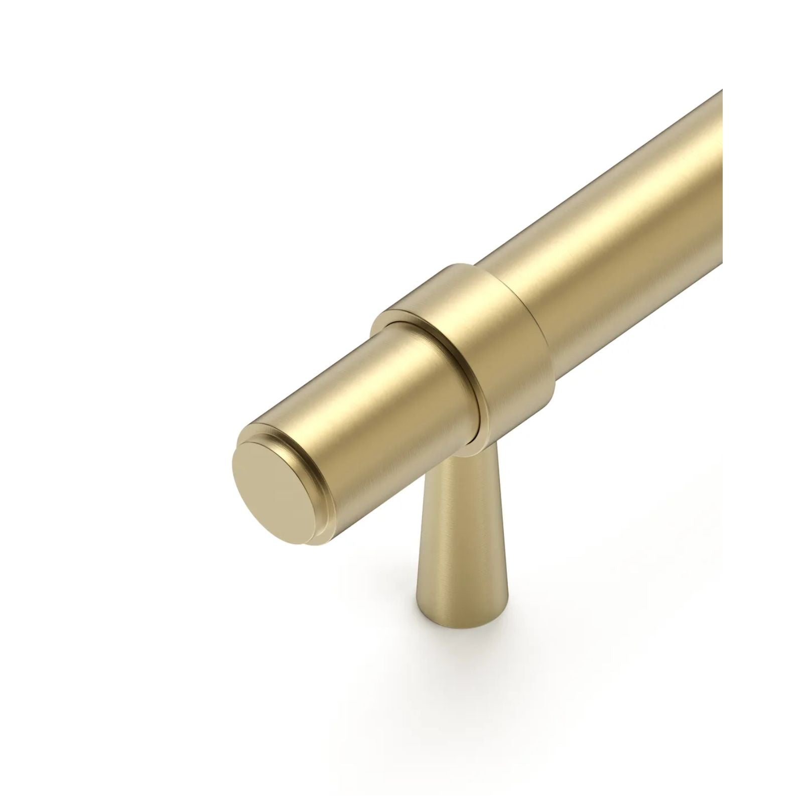 Look Otti Astor Pull Handle 138mm Brushed Brass ASHDL96-BB - The Blue Space