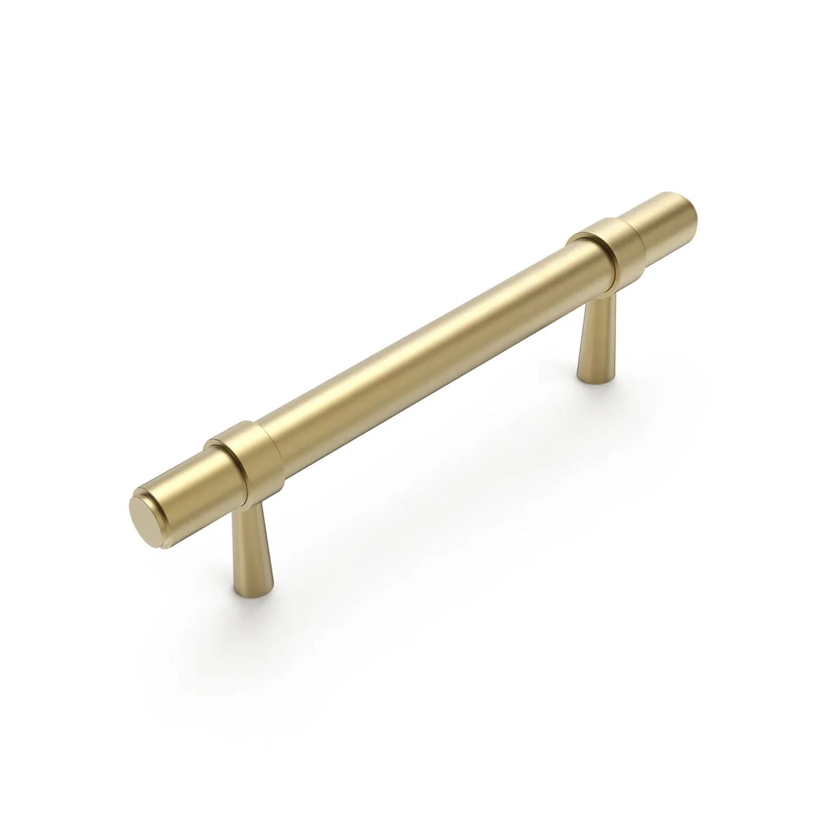 Side Otti Astor Pull Handle 138mm Brushed Brass ASHDL96-BB - The Blue Space