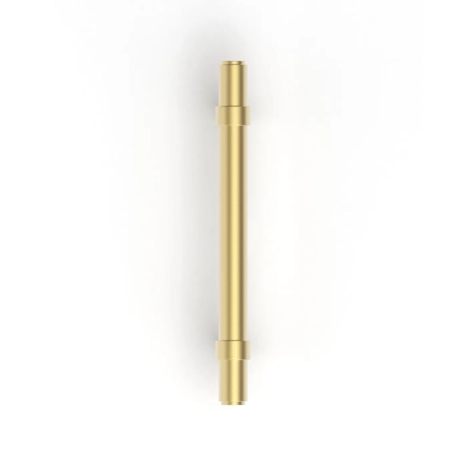 Vertical Otti Astor Pull Handle 138mm Brushed Brass ASHDL96-BB - The Blue Space