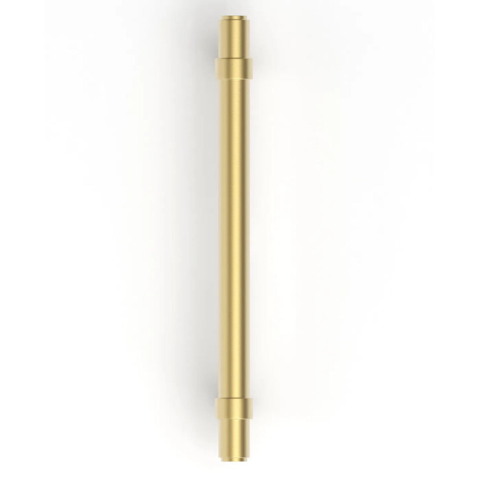 Vertical Otti Astor Pull Handle 168mm Brushed Brass ASHDL128-BB - The Blue Space