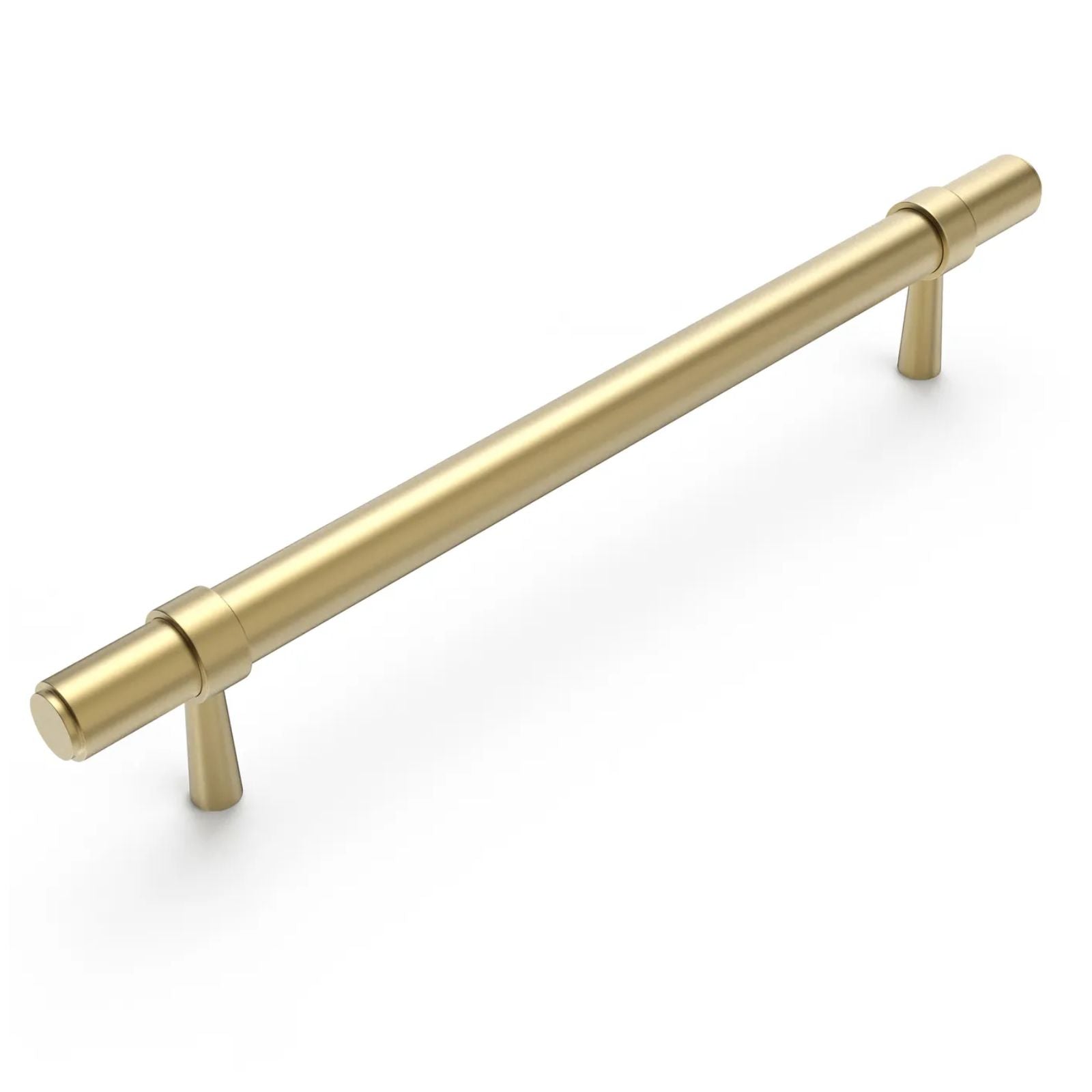 Side Otti Astor Pull Handle 210mm Brushed Brass ASHDL160-BB - The Blue Space