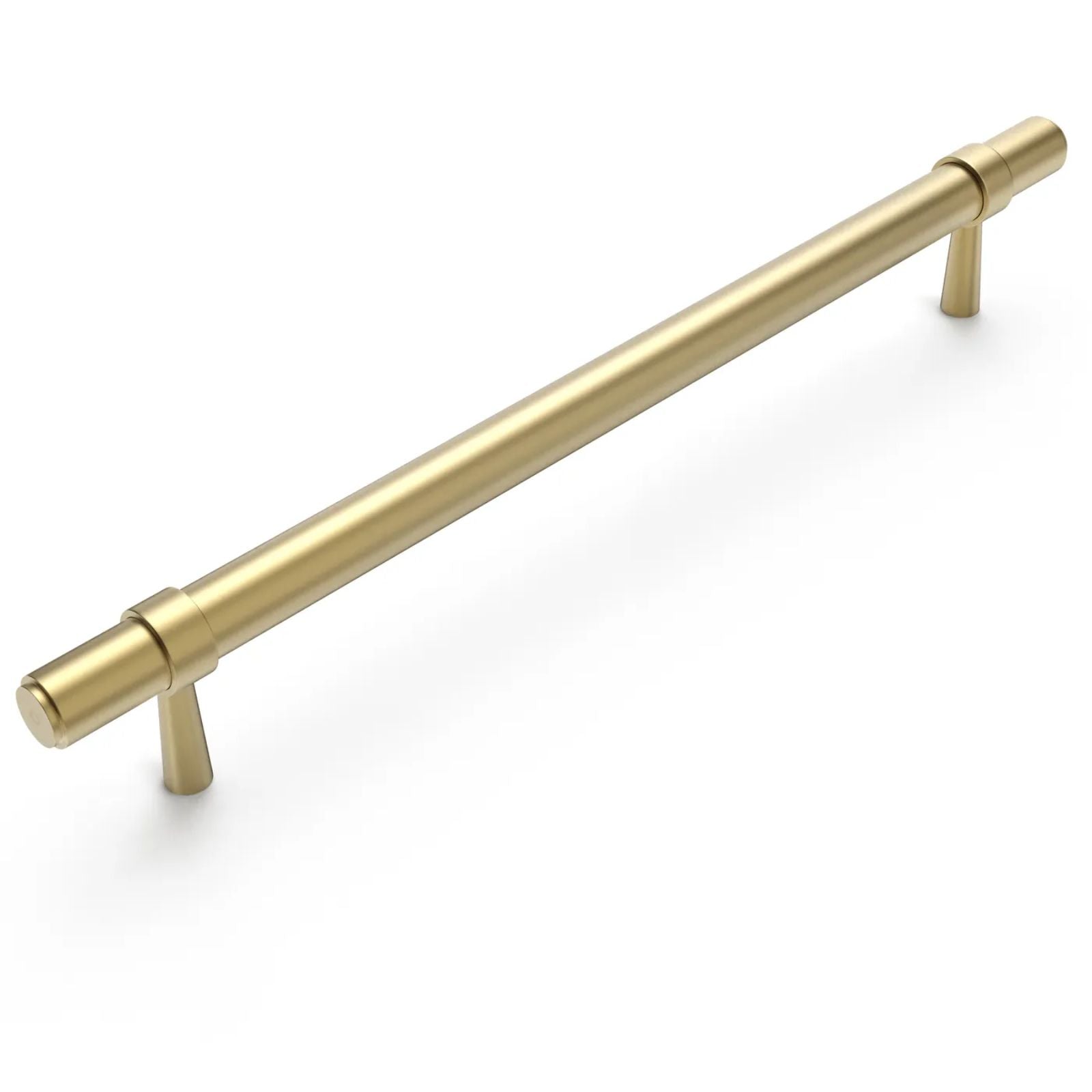 Side Otti Astor Pull Handle 240mm Brushed Brass ASHDL192-BB - The Blue Space