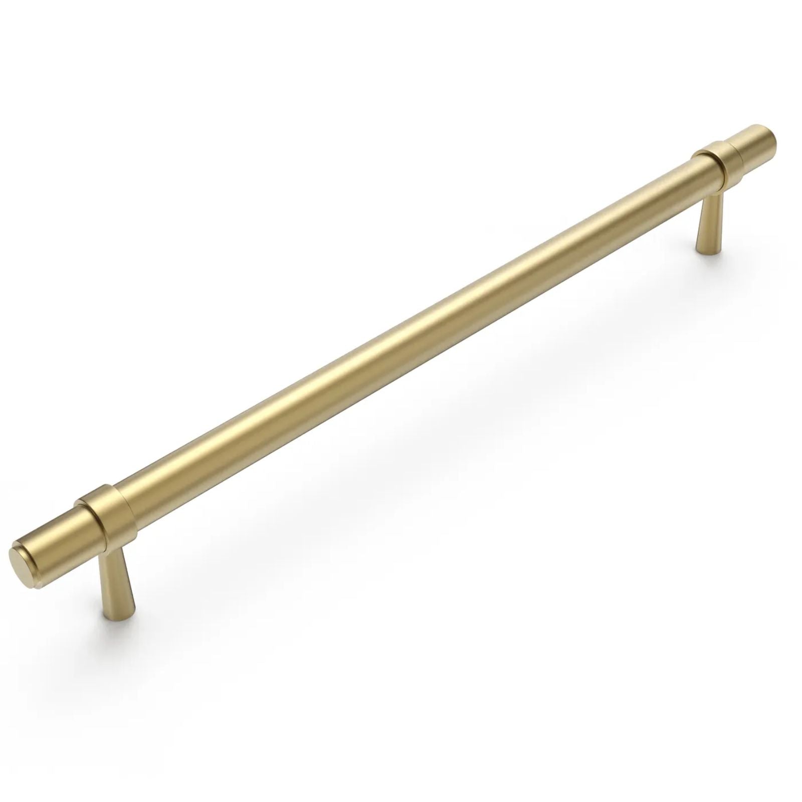 Side Otti Astor Pull Handle 270mm Brushed Brass ASHDL224-BB - The Blue Space