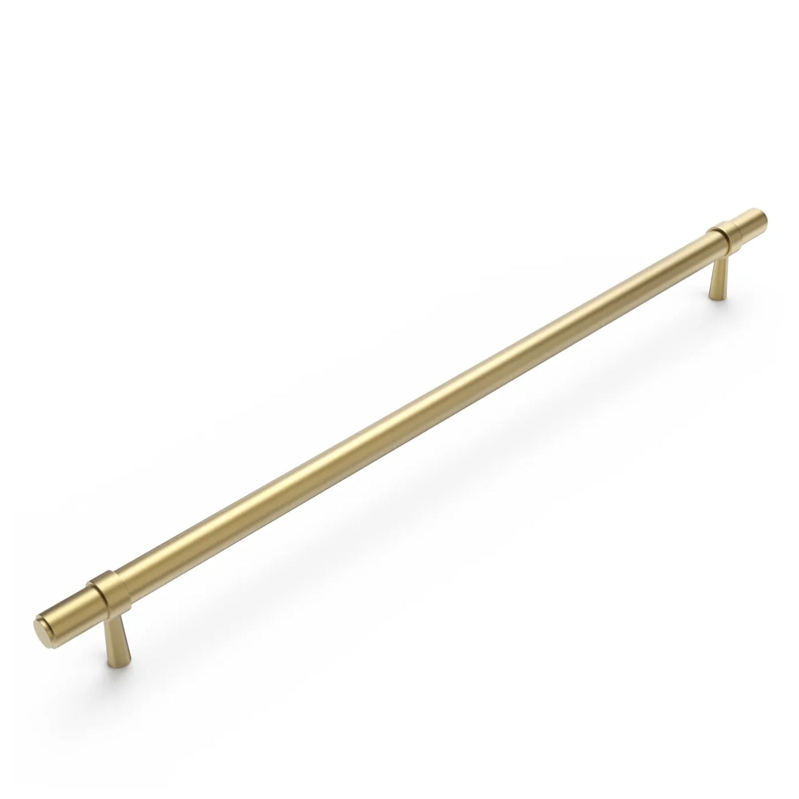 Side Otti Astor Pull Handle 370mm Brushed Brass ASHDL320-BB - The Blue Space