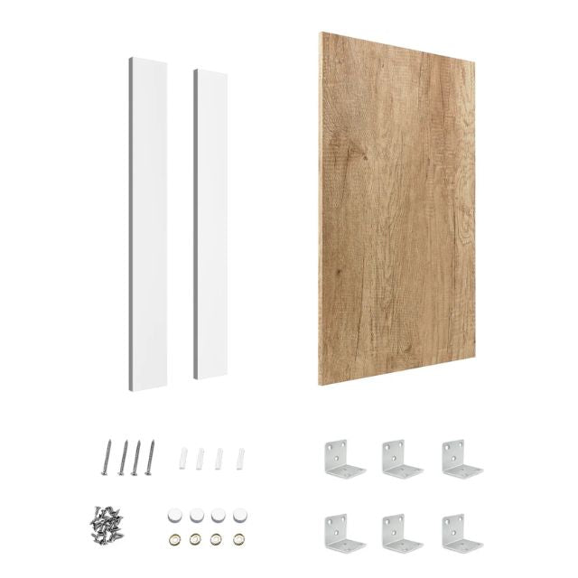 Otti Byron 1305mm Laundry Set A - Natural Oak with End Panel Installation Kit | The Blue Space