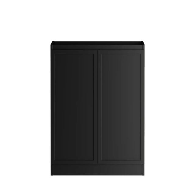 Otti Hampshire Black 1300mm Laundry Cabinet Set Include Floor Standing Cabinet | The Blue Space
