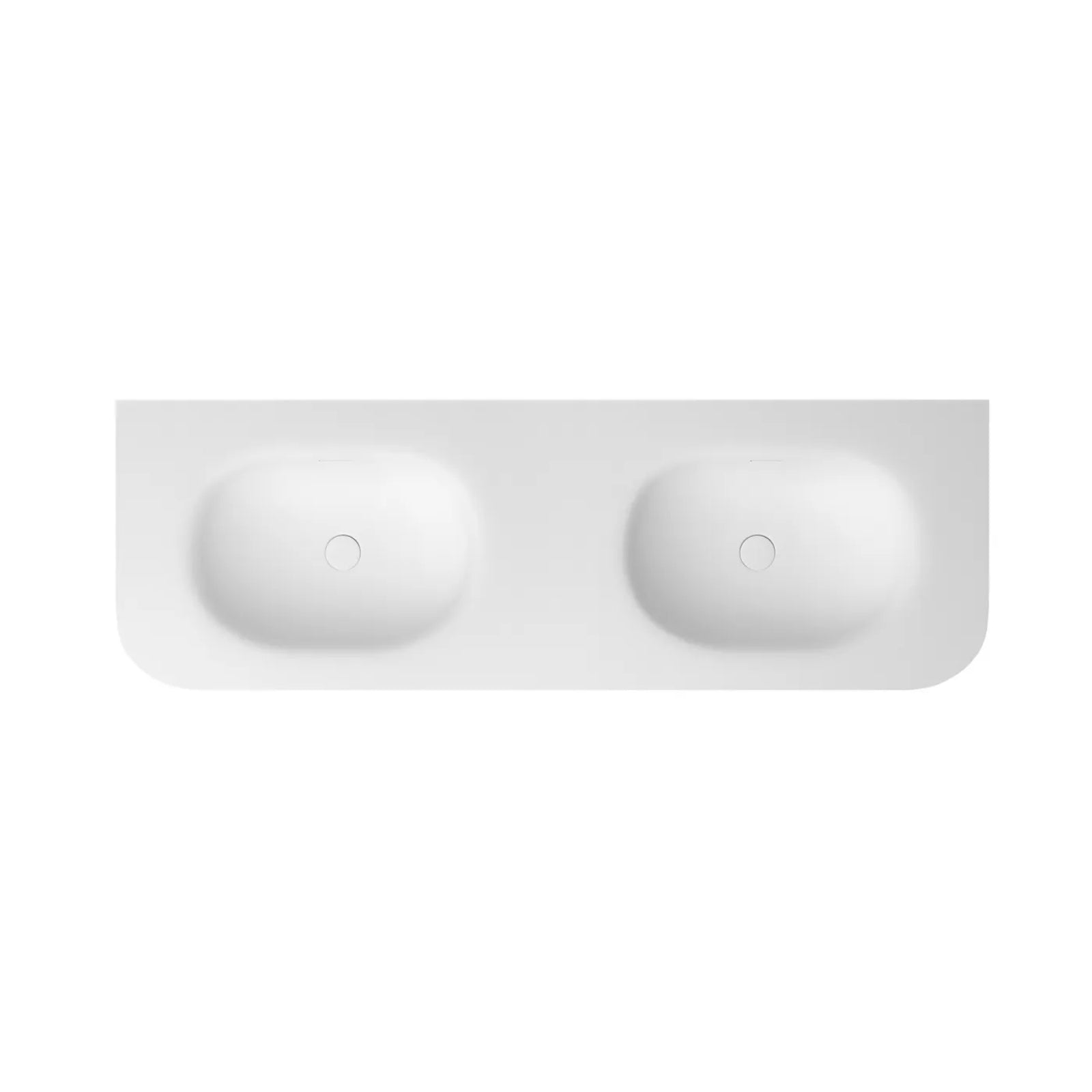 Benchtop Otti Havana Fluted Curved Sable Walnut Wall Hung Vanity with Chloe Silk Top HA1500SWMT-CS - The Blue Space