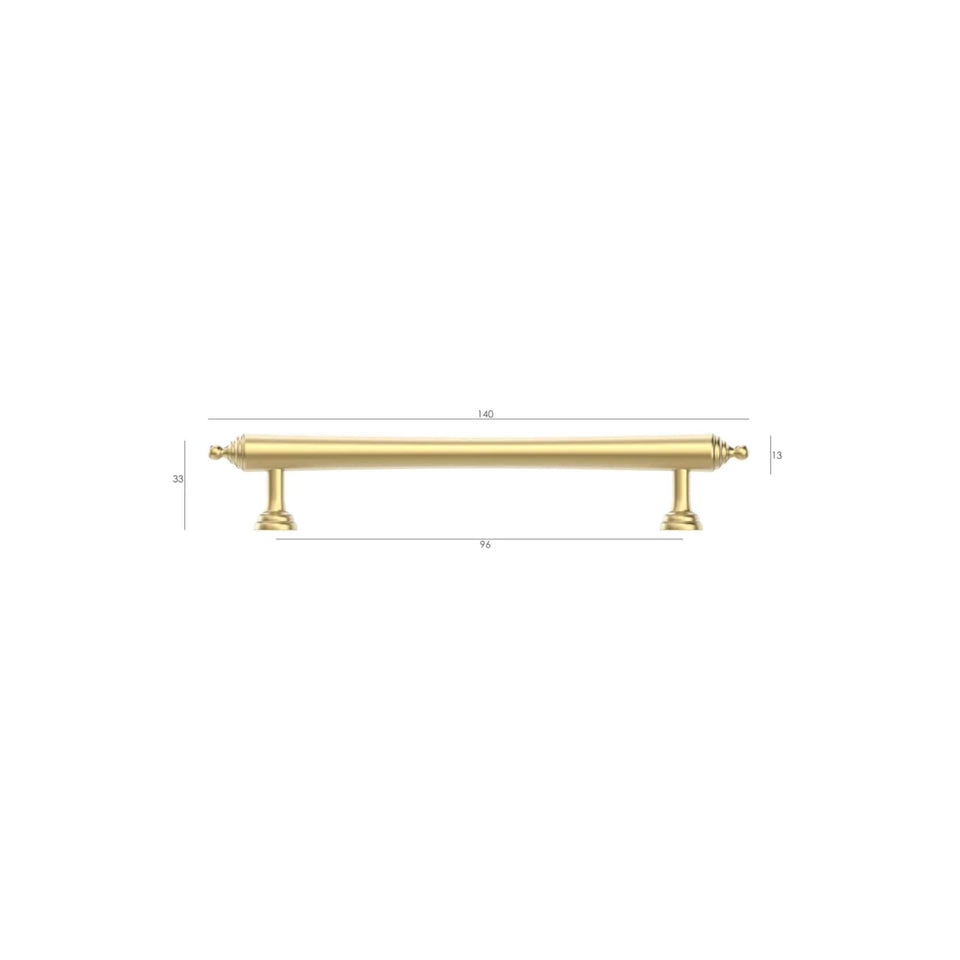 Otti Heirloom Pull Handle Brushed Brass