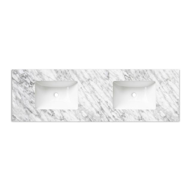 Otti Laguna Mk II Wall Hung Vanity in Woodland Oak with Undermount Basin 1500mm Double Bowl LGM1500NSTUD-NCA-UB | The Blue Space