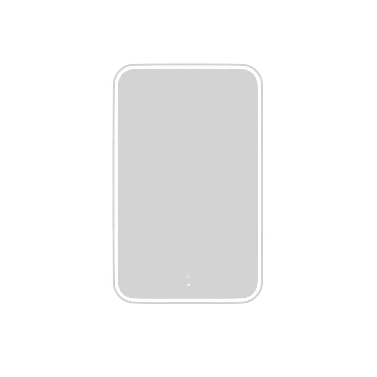 Vertical Otti LED Newport 1200mm x 750mm Frameless Tuffi Mirror LED-SQ1275 - The Blue Space