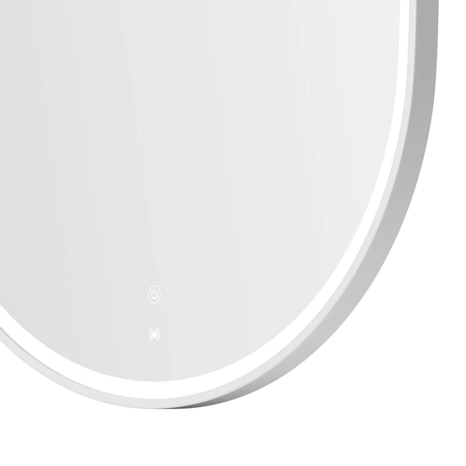 Otti LED Noosa 1500mm x 750mm Metal Frame Mirror - White