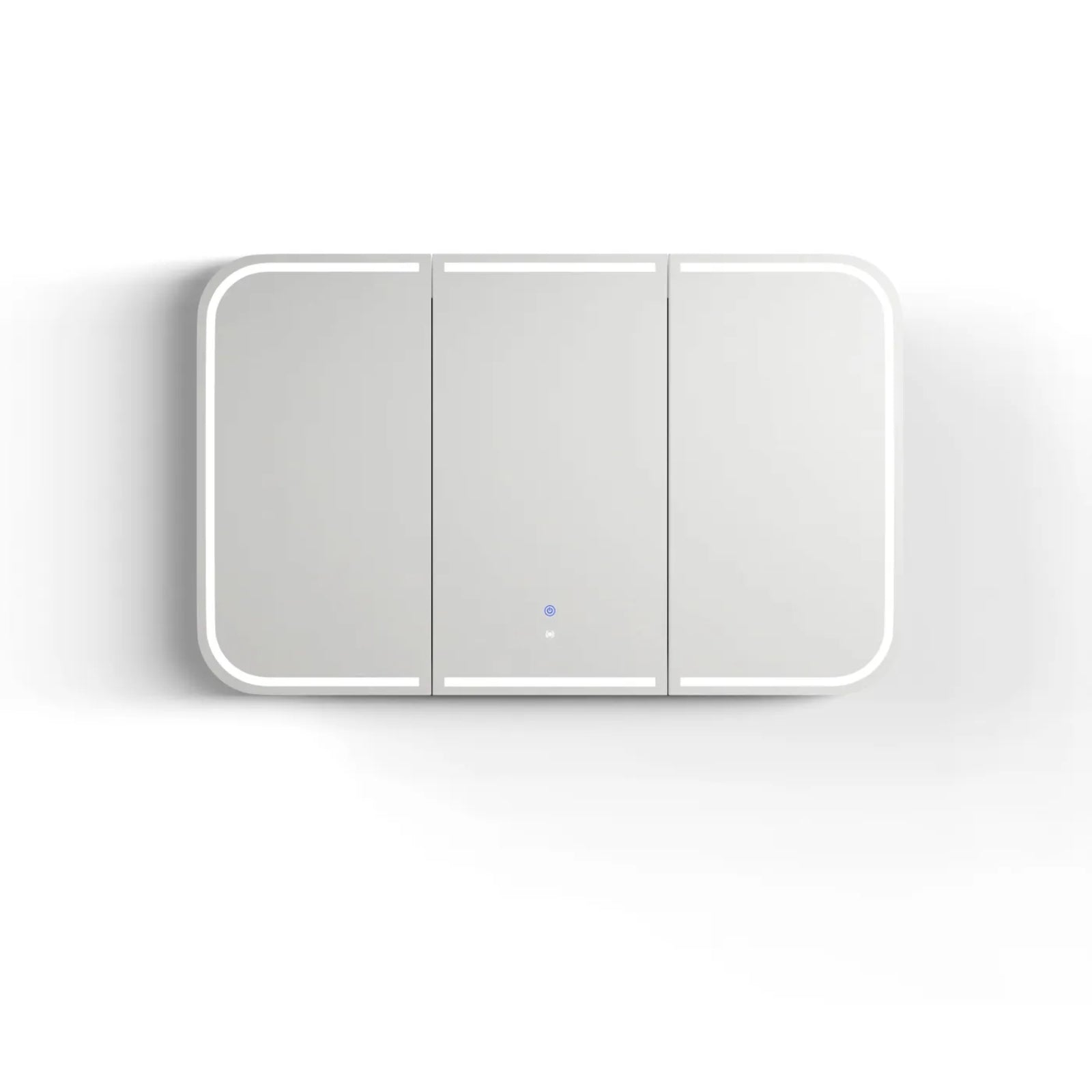 Otti Newport LED Shaving Cabinet Premium Edition - Natural Oak 1200mm x 750mm Original LED-SSQ1275N-VP | The Blue Space