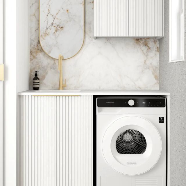 Otti Noosa 1305mm Laundry Set A - White | The Blue Space