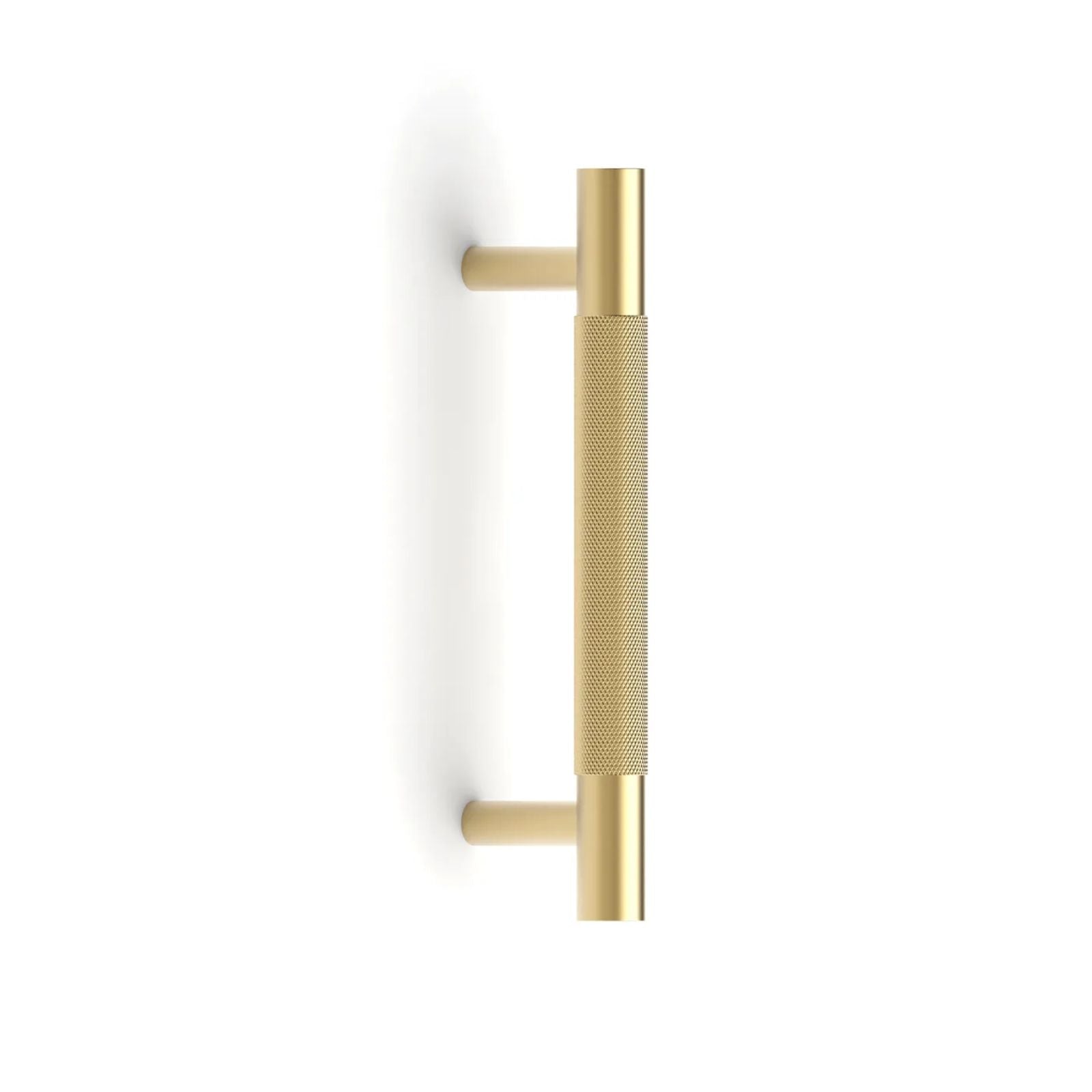 Vertical Otti Nord Pull Handle 130mm Brushed Brass NOHDL96-BB - The Blue Space