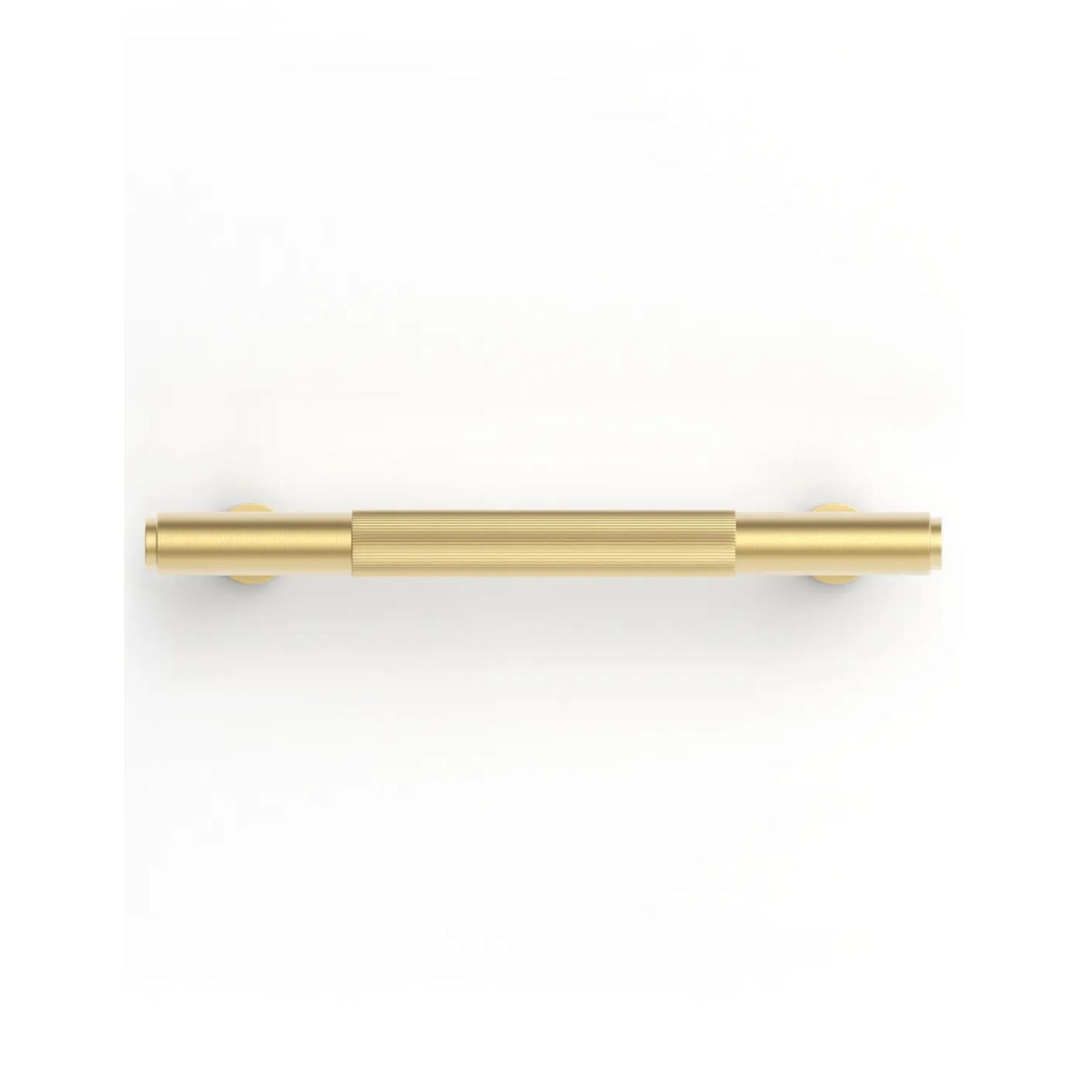 Horizontal Otti Soho Pull Handle 132mm Brushed Brass SOHDL96-BB - The Blue Space