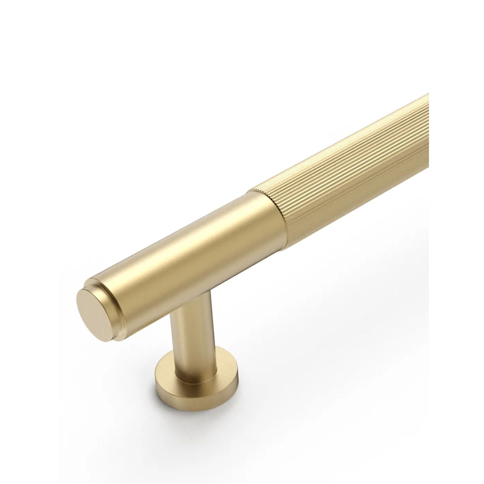 Look Otti Soho Pull Handle 132mm Brushed Brass SOHDL96-BB - The Blue Space