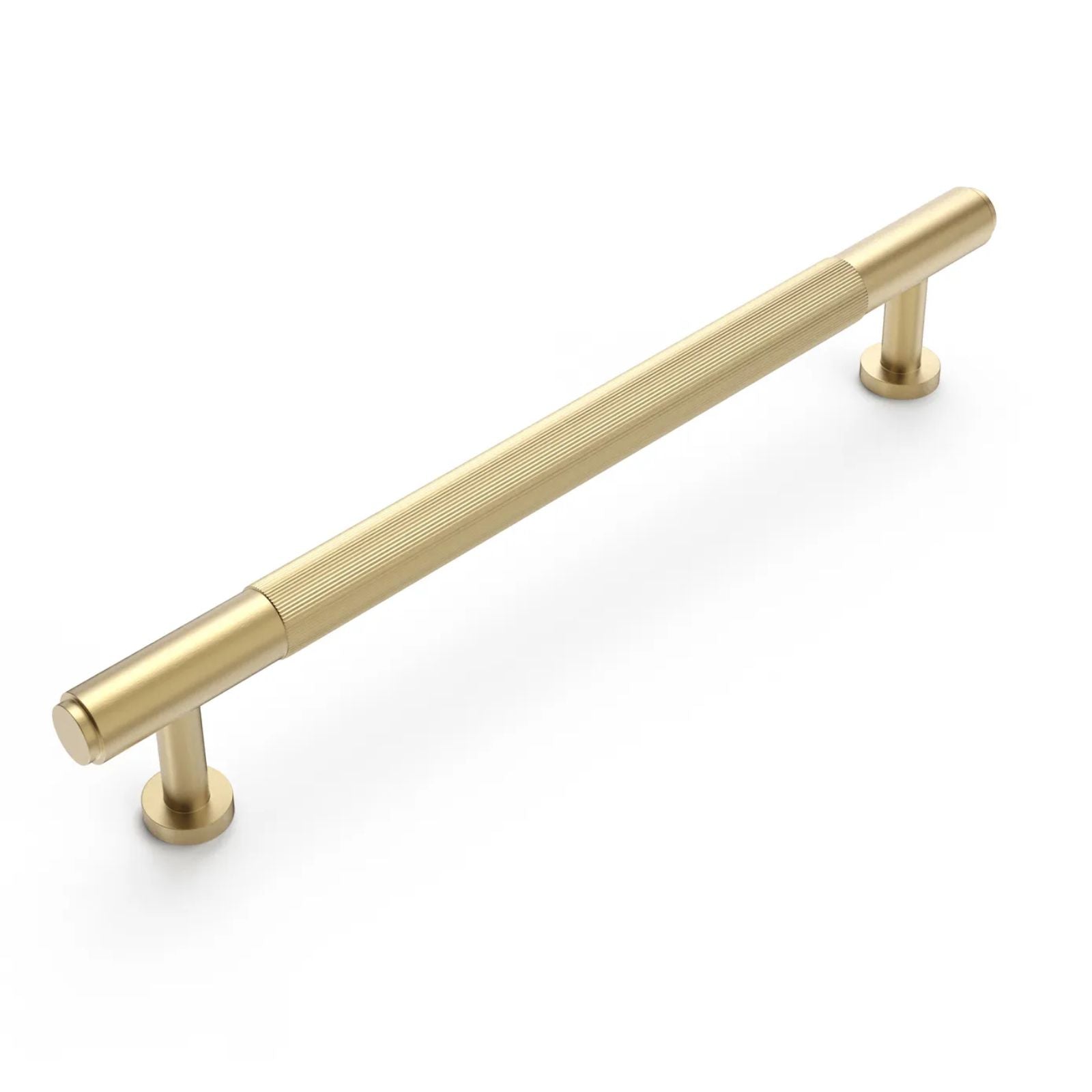 Side Otti Soho Pull Handle 195mm Brushed Brass SOHDL160-BB - The Blue Space
